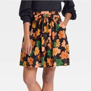 Who What Wear 2X 3X floral skirt